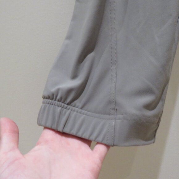 SYMPLI Half Cuff Jogger Pants in Taupe Lagenlook Travel Casual Comfy Size 16 NWT - Picture 7 of 14